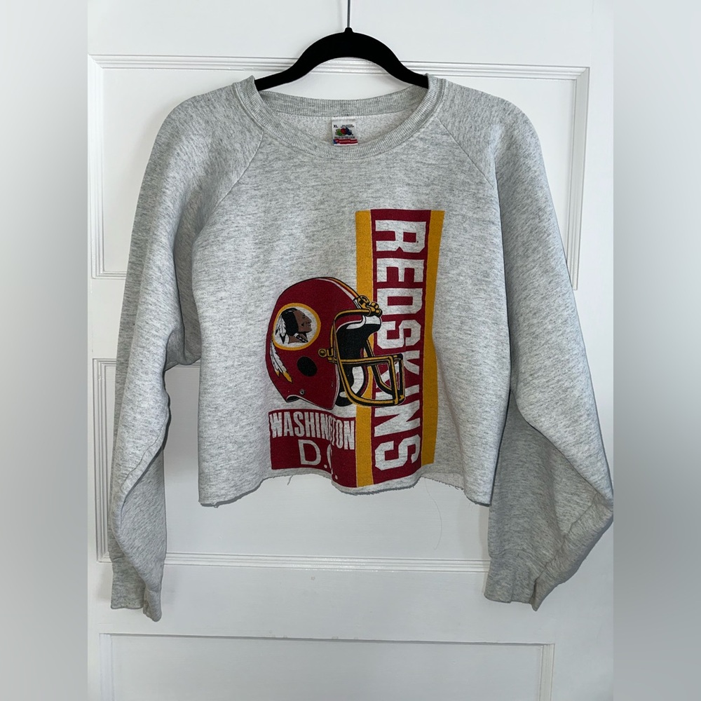 Washington DC Redskin Cutoff Sweatshirt